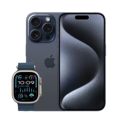 Apple iPhone 15 Pro mit Vertrag + Apple Watch Ultra2