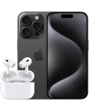 Apple iPhone 15 Pro mit Apple AirPods Pro (2.Gen) mit Vertrag