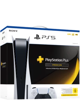 Sony PS5® - Disc Edition mit 24 M PS-Plus-Premium mit Vertrag